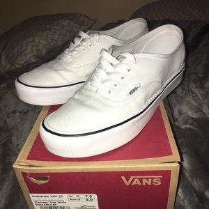 Authentic White lite vans